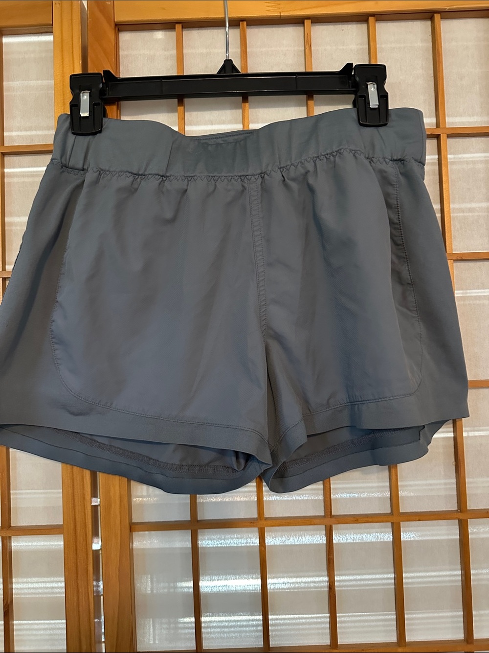 Athleta Gray Layered Training Shorts